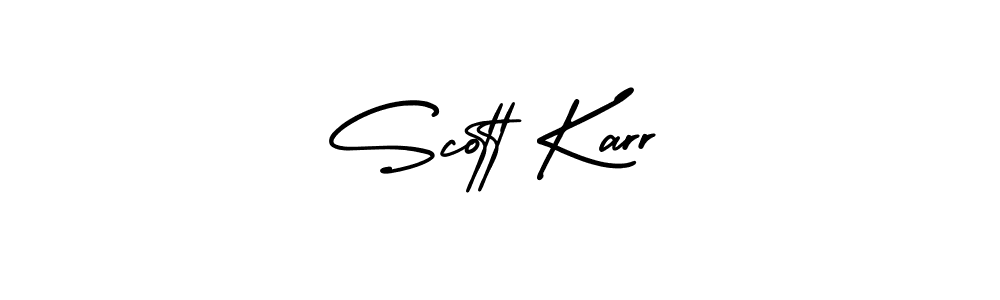 This is the best signature style for the Scott Karr name. Also you like these signature font (AmerikaSignatureDemo-Regular). Mix name signature. Scott Karr signature style 3 images and pictures png