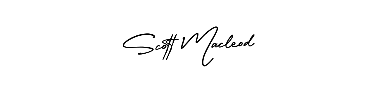 Scott Macleod stylish signature style. Best Handwritten Sign (AmerikaSignatureDemo-Regular) for my name. Handwritten Signature Collection Ideas for my name Scott Macleod. Scott Macleod signature style 3 images and pictures png