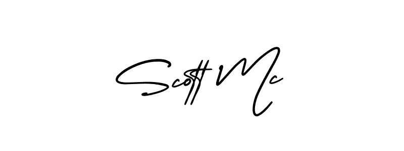 Best and Professional Signature Style for Scott Mc. AmerikaSignatureDemo-Regular Best Signature Style Collection. Scott Mc signature style 3 images and pictures png