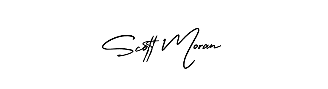 Scott Moran stylish signature style. Best Handwritten Sign (AmerikaSignatureDemo-Regular) for my name. Handwritten Signature Collection Ideas for my name Scott Moran. Scott Moran signature style 3 images and pictures png