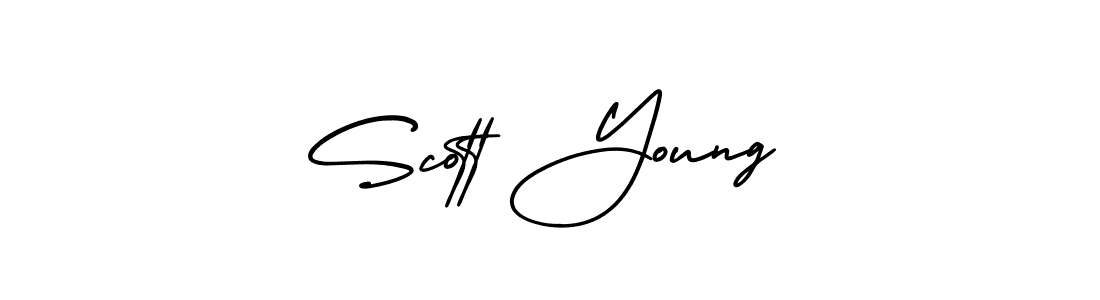 How to Draw Scott Young signature style? AmerikaSignatureDemo-Regular is a latest design signature styles for name Scott Young. Scott Young signature style 3 images and pictures png