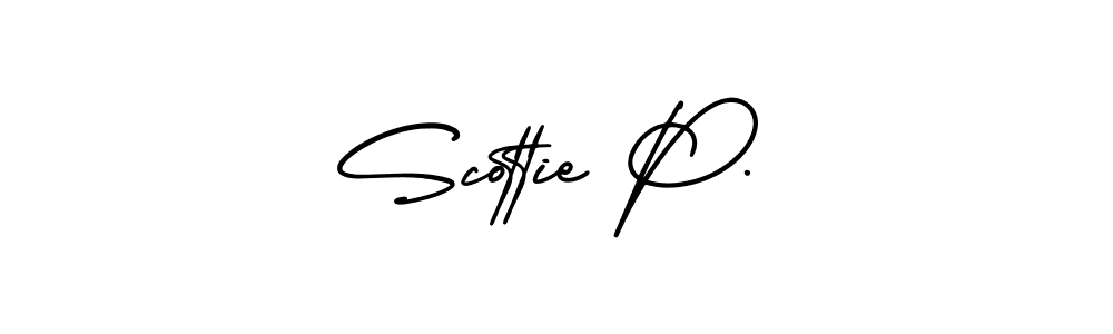 Make a beautiful signature design for name Scottie P.. Use this online signature maker to create a handwritten signature for free. Scottie P. signature style 3 images and pictures png