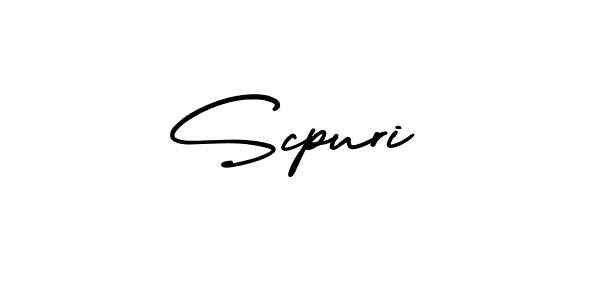 if you are searching for the best signature style for your name Scpuri. so please give up your signature search. here we have designed multiple signature styles  using AmerikaSignatureDemo-Regular. Scpuri signature style 3 images and pictures png