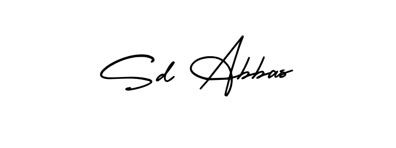 Sd Abbas stylish signature style. Best Handwritten Sign (AmerikaSignatureDemo-Regular) for my name. Handwritten Signature Collection Ideas for my name Sd Abbas. Sd Abbas signature style 3 images and pictures png