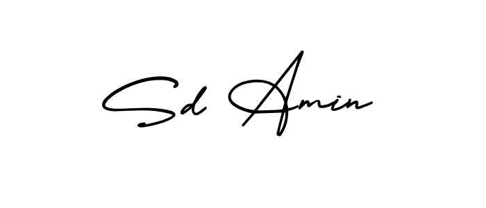 Make a beautiful signature design for name Sd Amin. Use this online signature maker to create a handwritten signature for free. Sd Amin signature style 3 images and pictures png