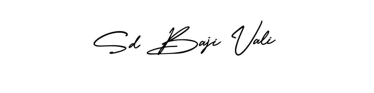 How to make Sd Baji Vali signature? AmerikaSignatureDemo-Regular is a professional autograph style. Create handwritten signature for Sd Baji Vali name. Sd Baji Vali signature style 3 images and pictures png