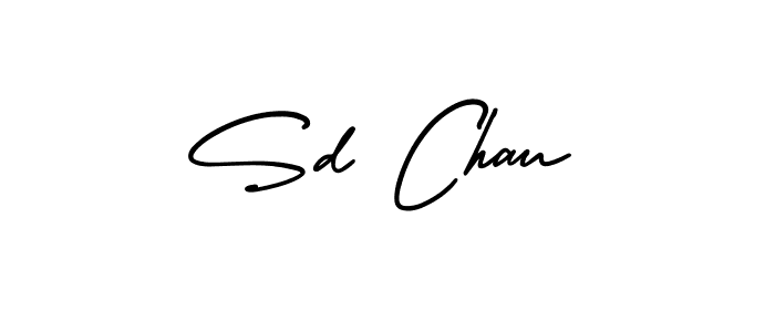 The best way (AmerikaSignatureDemo-Regular) to make a short signature is to pick only two or three words in your name. The name Sd Chau include a total of six letters. For converting this name. Sd Chau signature style 3 images and pictures png