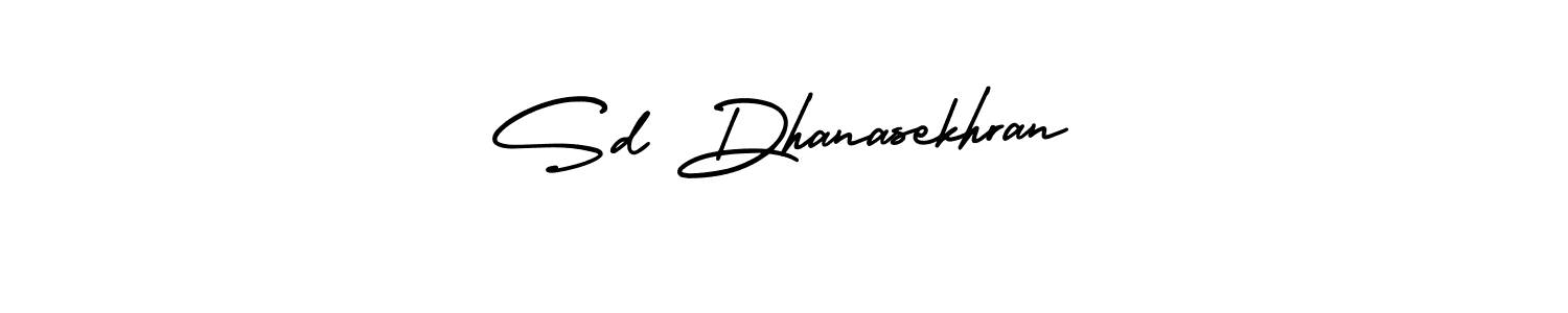 Use a signature maker to create a handwritten signature online. With this signature software, you can design (AmerikaSignatureDemo-Regular) your own signature for name Sd Dhanasekhran. Sd Dhanasekhran signature style 3 images and pictures png