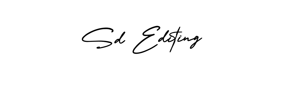 How to make Sd Editing signature? AmerikaSignatureDemo-Regular is a professional autograph style. Create handwritten signature for Sd Editing name. Sd Editing signature style 3 images and pictures png