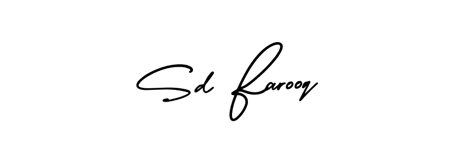 It looks lik you need a new signature style for name Sd Farooq. Design unique handwritten (AmerikaSignatureDemo-Regular) signature with our free signature maker in just a few clicks. Sd Farooq signature style 3 images and pictures png