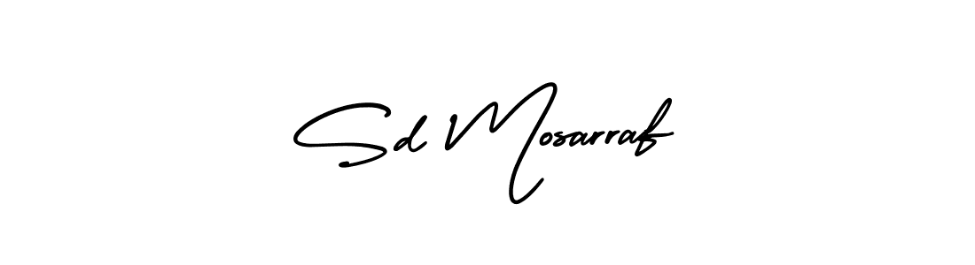 Create a beautiful signature design for name Sd Mosarraf. With this signature (AmerikaSignatureDemo-Regular) fonts, you can make a handwritten signature for free. Sd Mosarraf signature style 3 images and pictures png