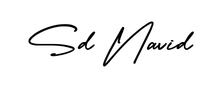 Create a beautiful signature design for name Sd Navid. With this signature (AmerikaSignatureDemo-Regular) fonts, you can make a handwritten signature for free. Sd Navid signature style 3 images and pictures png