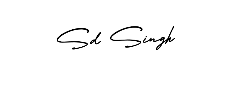 Use a signature maker to create a handwritten signature online. With this signature software, you can design (AmerikaSignatureDemo-Regular) your own signature for name Sd Singh. Sd Singh signature style 3 images and pictures png