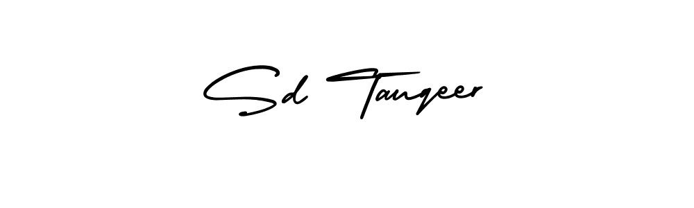 The best way (AmerikaSignatureDemo-Regular) to make a short signature is to pick only two or three words in your name. The name Sd Tauqeer include a total of six letters. For converting this name. Sd Tauqeer signature style 3 images and pictures png
