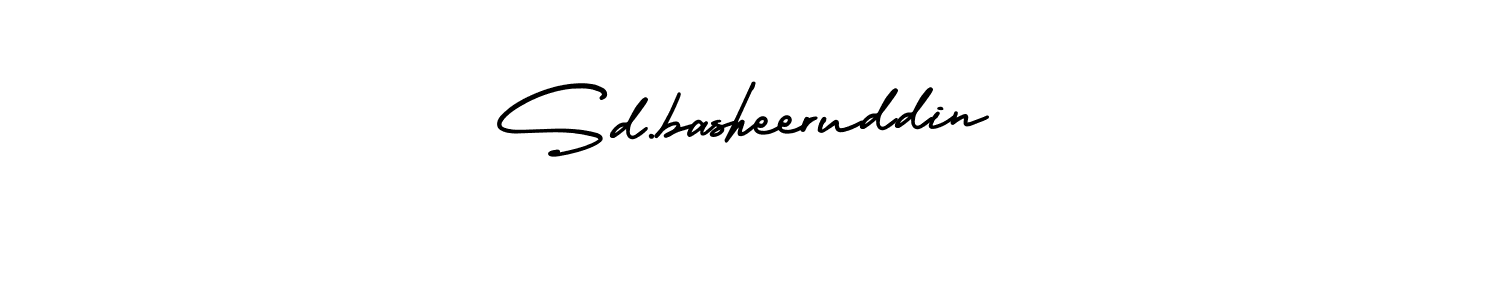 Make a beautiful signature design for name Sd.basheeruddin. Use this online signature maker to create a handwritten signature for free. Sd.basheeruddin signature style 3 images and pictures png