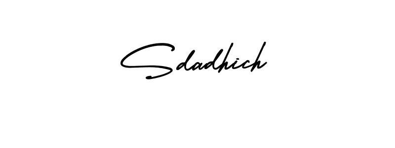 Make a beautiful signature design for name Sdadhich. Use this online signature maker to create a handwritten signature for free. Sdadhich signature style 3 images and pictures png