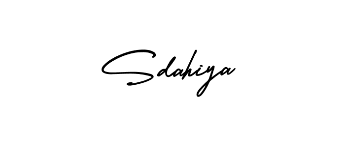 Sdahiya stylish signature style. Best Handwritten Sign (AmerikaSignatureDemo-Regular) for my name. Handwritten Signature Collection Ideas for my name Sdahiya. Sdahiya signature style 3 images and pictures png