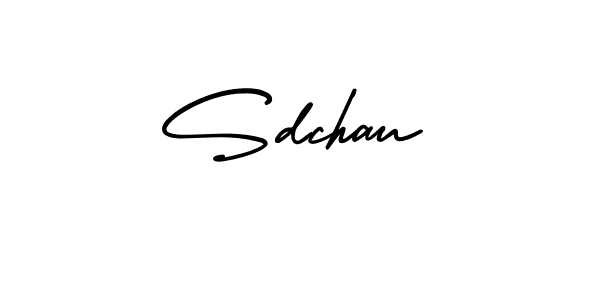 Sdchau stylish signature style. Best Handwritten Sign (AmerikaSignatureDemo-Regular) for my name. Handwritten Signature Collection Ideas for my name Sdchau. Sdchau signature style 3 images and pictures png