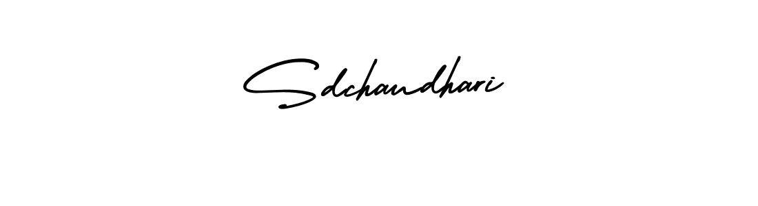 Make a beautiful signature design for name Sdchaudhari. With this signature (AmerikaSignatureDemo-Regular) style, you can create a handwritten signature for free. Sdchaudhari signature style 3 images and pictures png
