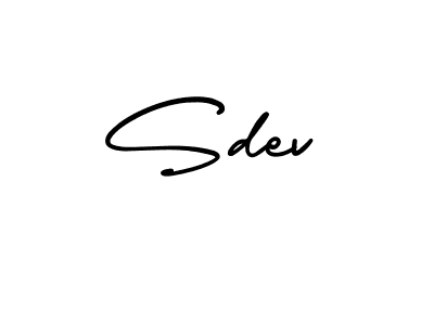 Design your own signature with our free online signature maker. With this signature software, you can create a handwritten (AmerikaSignatureDemo-Regular) signature for name Sdev. Sdev signature style 3 images and pictures png