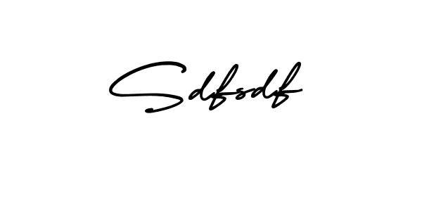 The best way (AmerikaSignatureDemo-Regular) to make a short signature is to pick only two or three words in your name. The name Sdfsdf include a total of six letters. For converting this name. Sdfsdf signature style 3 images and pictures png