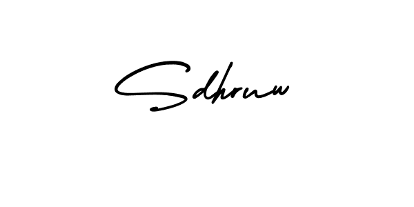 Make a beautiful signature design for name Sdhruw. With this signature (AmerikaSignatureDemo-Regular) style, you can create a handwritten signature for free. Sdhruw signature style 3 images and pictures png