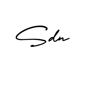 Design your own signature with our free online signature maker. With this signature software, you can create a handwritten (AmerikaSignatureDemo-Regular) signature for name Sdn. Sdn signature style 3 images and pictures png