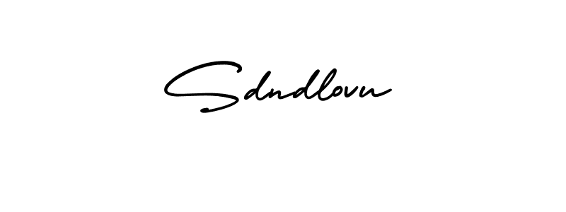 Design your own signature with our free online signature maker. With this signature software, you can create a handwritten (AmerikaSignatureDemo-Regular) signature for name Sdndlovu. Sdndlovu signature style 3 images and pictures png