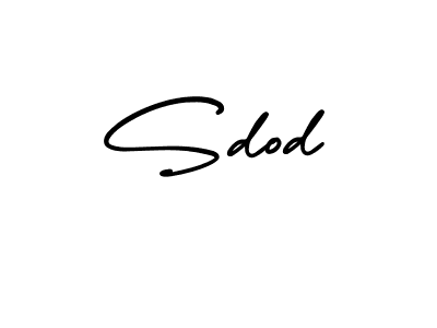 You should practise on your own different ways (AmerikaSignatureDemo-Regular) to write your name (Sdod) in signature. don't let someone else do it for you. Sdod signature style 3 images and pictures png