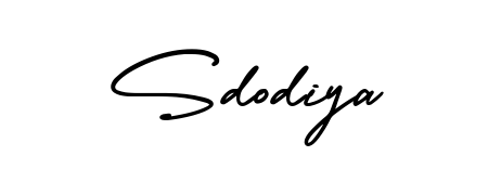A sleek calligraphic signature for name Sdodiya utilizing AmerikaSignatureDemo-Regular styling. Great for adding personal signatures to photos and art. Sdodiya signature style 3 images and pictures png