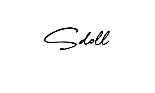 Make a beautiful signature design for name Sdoll. With this signature (AmerikaSignatureDemo-Regular) style, you can create a handwritten signature for free. Sdoll signature style 3 images and pictures png