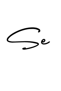 Design your own signature with our free online signature maker. With this signature software, you can create a handwritten (AmerikaSignatureDemo-Regular) signature for name Se. Se signature style 3 images and pictures png