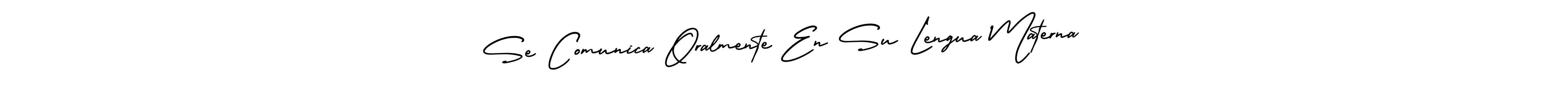 It looks lik you need a new signature style for name Se Comunica Oralmente En Su Lengua Materna. Design unique handwritten (AmerikaSignatureDemo-Regular) signature with our free signature maker in just a few clicks. Se Comunica Oralmente En Su Lengua Materna signature style 3 images and pictures png