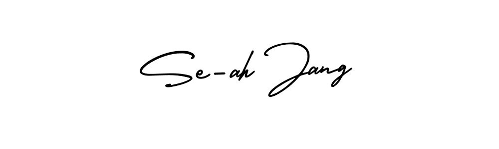 Design your own signature with our free online signature maker. With this signature software, you can create a handwritten (AmerikaSignatureDemo-Regular) signature for name Se-ah Jang. Se-ah Jang signature style 3 images and pictures png