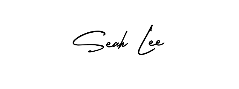 How to make Seah Lee signature? AmerikaSignatureDemo-Regular is a professional autograph style. Create handwritten signature for Seah Lee name. Seah Lee signature style 3 images and pictures png