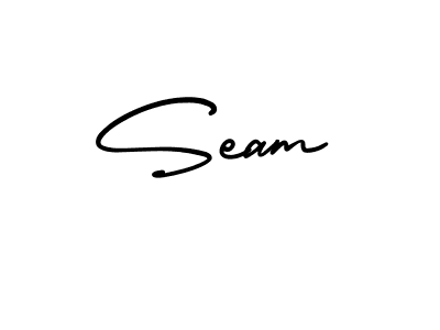 Make a beautiful signature design for name Seam. Use this online signature maker to create a handwritten signature for free. Seam signature style 3 images and pictures png