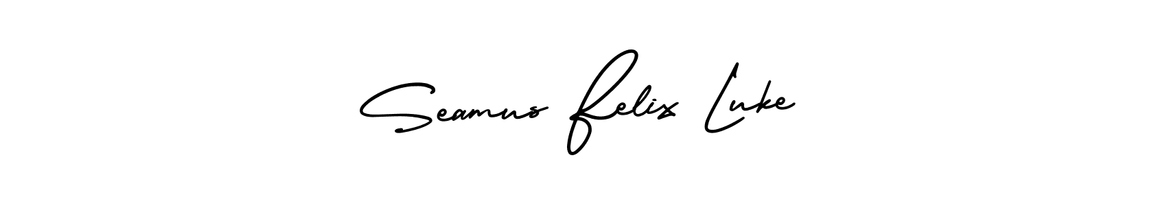 Make a beautiful signature design for name Seamus Felix Luke. Use this online signature maker to create a handwritten signature for free. Seamus Felix Luke signature style 3 images and pictures png