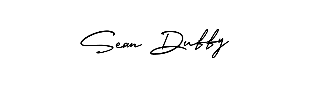 How to make Sean Duffy name signature. Use AmerikaSignatureDemo-Regular style for creating short signs online. This is the latest handwritten sign. Sean Duffy signature style 3 images and pictures png