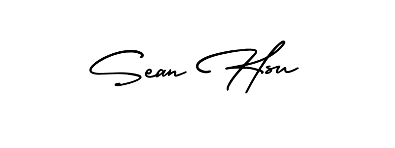 This is the best signature style for the Sean Hsu name. Also you like these signature font (AmerikaSignatureDemo-Regular). Mix name signature. Sean Hsu signature style 3 images and pictures png