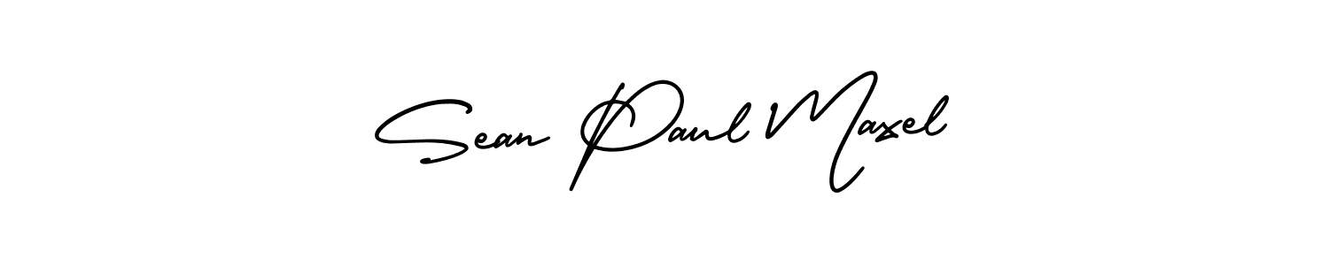 Make a beautiful signature design for name Sean Paul Maxel. With this signature (AmerikaSignatureDemo-Regular) style, you can create a handwritten signature for free. Sean Paul Maxel signature style 3 images and pictures png