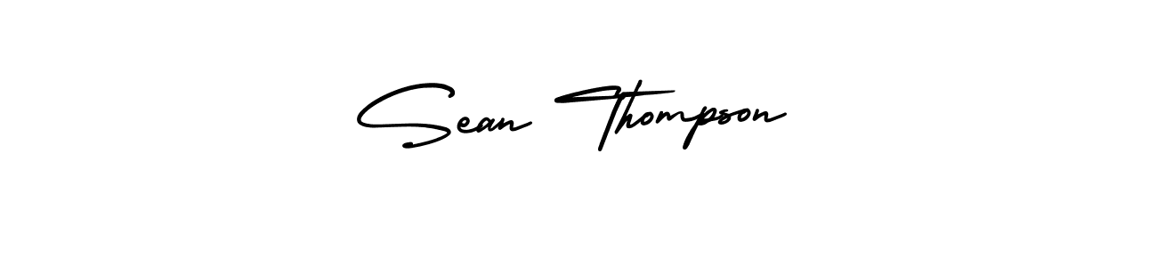 Sean Thompson stylish signature style. Best Handwritten Sign (AmerikaSignatureDemo-Regular) for my name. Handwritten Signature Collection Ideas for my name Sean Thompson. Sean Thompson signature style 3 images and pictures png