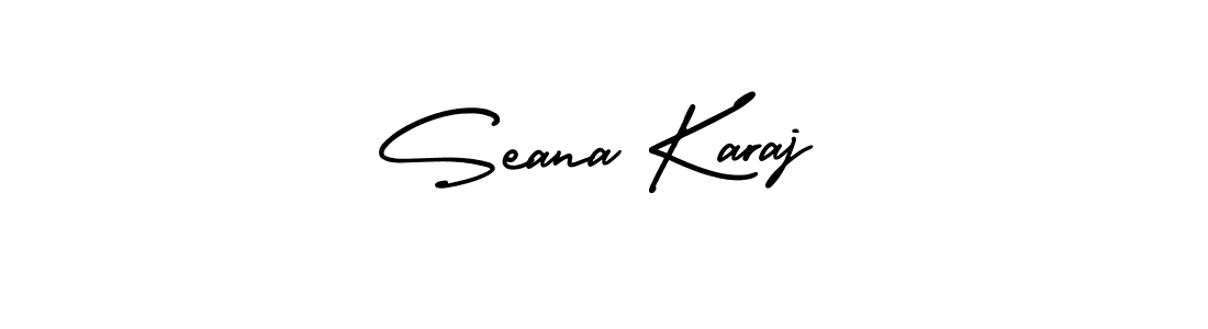 Best and Professional Signature Style for Seana Karaj. AmerikaSignatureDemo-Regular Best Signature Style Collection. Seana Karaj signature style 3 images and pictures png