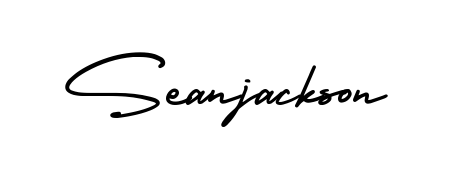 Create an unforgettable impression when signing with Seanjackson name styled in AmerikaSignatureDemo-Regular typography. 100% free online generator. Seanjackson signature style 3 images and pictures png