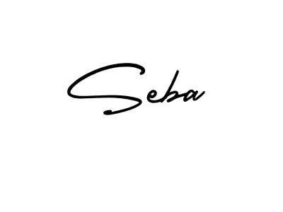 This is the best signature style for the Seba name. Also you like these signature font (AmerikaSignatureDemo-Regular). Mix name signature. Seba signature style 3 images and pictures png