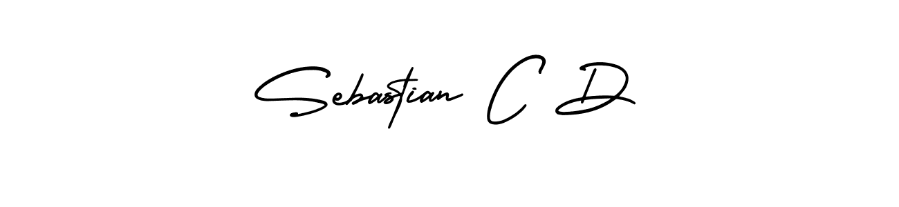 Make a beautiful signature design for name Sebastian C D. Use this online signature maker to create a handwritten signature for free. Sebastian C D signature style 3 images and pictures png