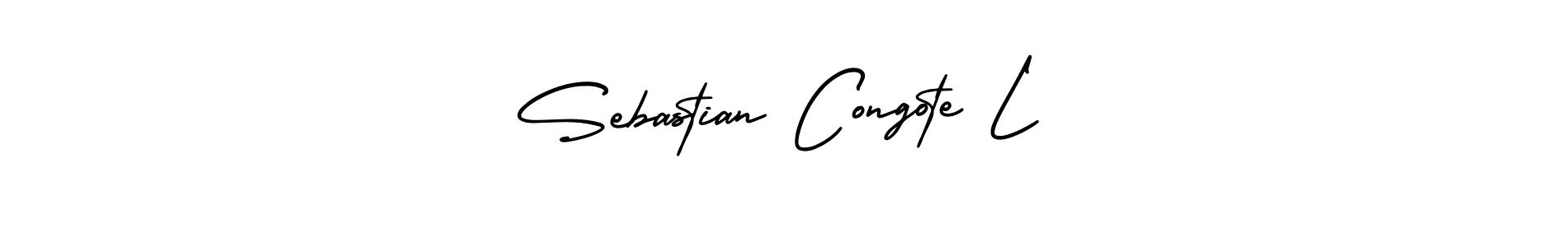 Create a beautiful signature design for name Sebastian Congote L. With this signature (AmerikaSignatureDemo-Regular) fonts, you can make a handwritten signature for free. Sebastian Congote L signature style 3 images and pictures png