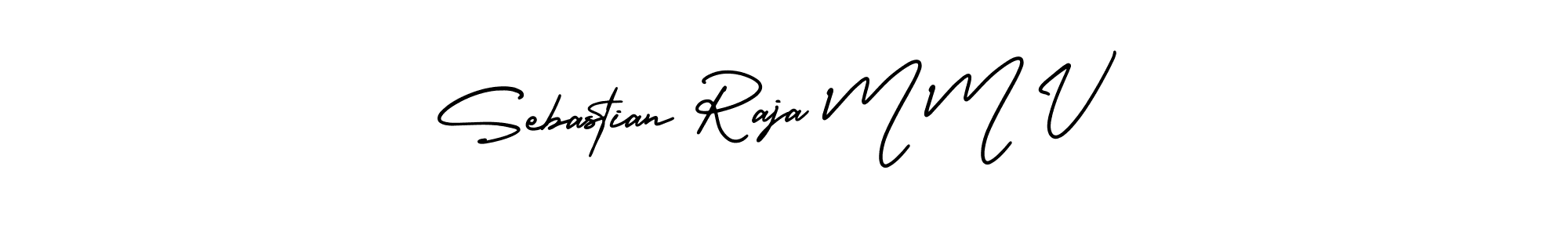 Create a beautiful signature design for name Sebastian Raja M M V. With this signature (AmerikaSignatureDemo-Regular) fonts, you can make a handwritten signature for free. Sebastian Raja M M V signature style 3 images and pictures png