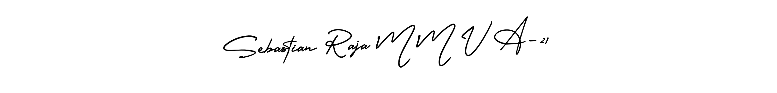 Best and Professional Signature Style for Sebastian Raja M M V A-21. AmerikaSignatureDemo-Regular Best Signature Style Collection. Sebastian Raja M M V A-21 signature style 3 images and pictures png