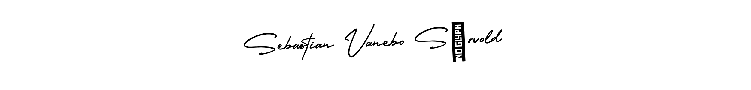 How to make Sebastian Vanebo Særvold signature? AmerikaSignatureDemo-Regular is a professional autograph style. Create handwritten signature for Sebastian Vanebo Særvold name. Sebastian Vanebo Særvold signature style 3 images and pictures png