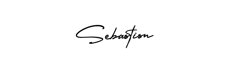 AmerikaSignatureDemo-Regular is a professional signature style that is perfect for those who want to add a touch of class to their signature. It is also a great choice for those who want to make their signature more unique. Get Sebastisn name to fancy signature for free. Sebastisn signature style 3 images and pictures png